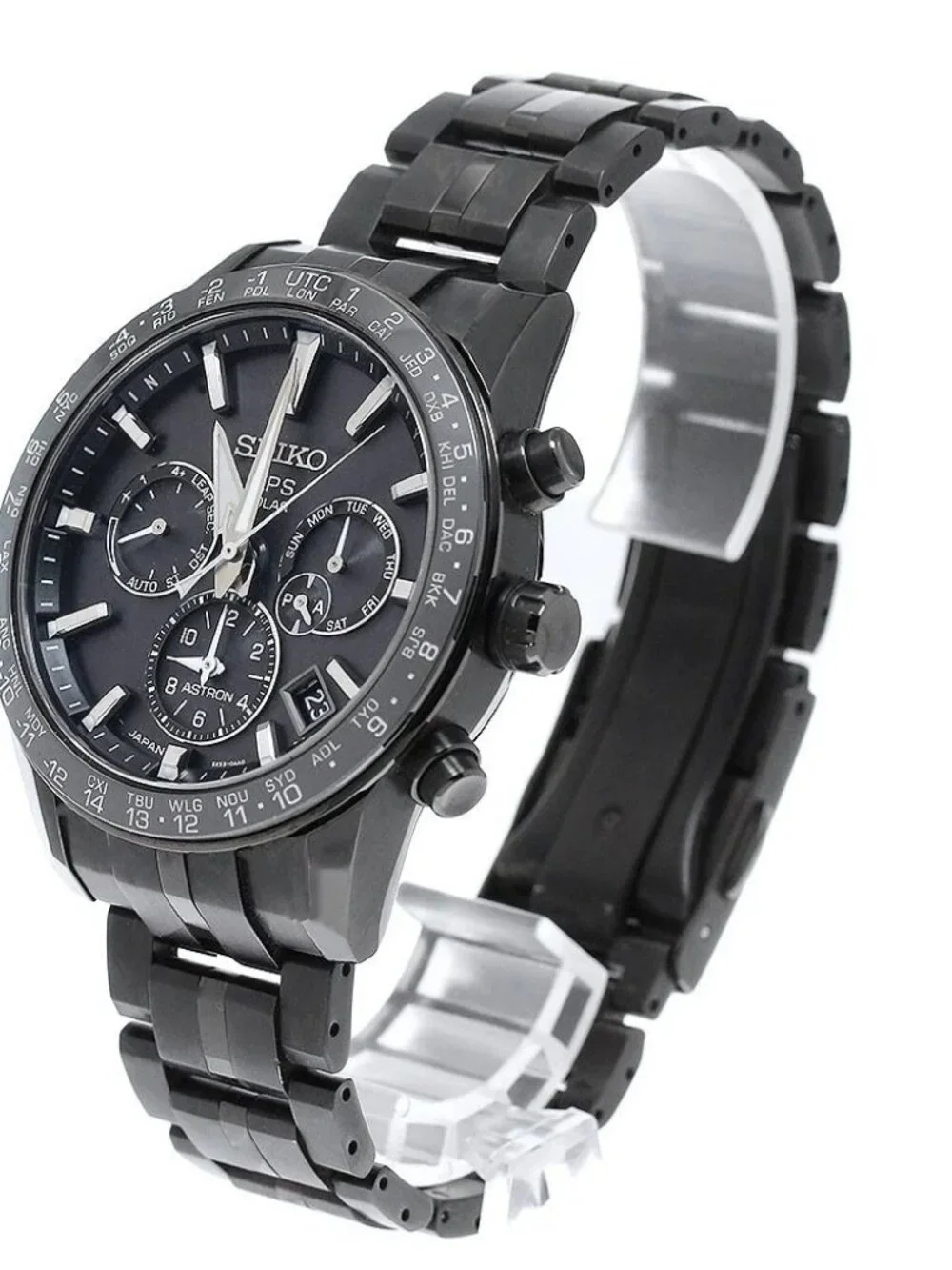SEIKO Astron SBXC037/5X53-0AB0 GPS Solar Powered Radio Men's Watch_966735
